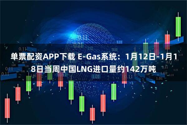 单票配资APP下载 E-Gas系统：1月12日-1月18日当周中国LNG进口量约142万吨