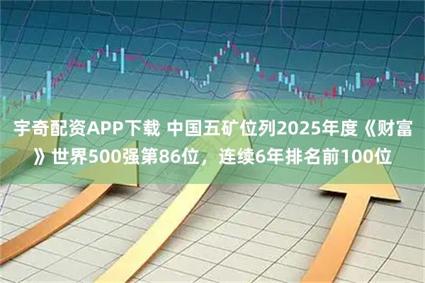 宇奇配资APP下载 中国五矿位列2025年度《财富》世界500强第86位，连续6年排名前100位